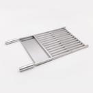 Grelha de Inox Barra Chata com Área de Apoio 65x50cm - ArteInoxx Grelha de Inox Barra Chata com Área de Apoio 65x50cm - ArteInoxx
