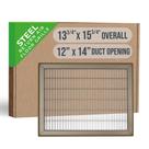 Grelha de piso Return Air Handua 12x14 e 14x12 Duct Brown