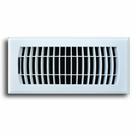 Grelha de piso Truaire C160MWP 10x4 polegadas de plástico branco Grelha de piso Truaire C160MWP 10x4 polegadas de plástico branco