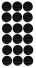 Grelha de plástico redonda Soffit Air Vent Reptile Screen 18x