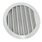 Grelha De Ventilação 200mm Redonda Para Duto De Ar Branca 1pç Grelha De Ventilação 200mm Redonda Para Duto De Ar Branca 1pç