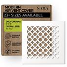 Grelha de ventilação SABA Home Decor acrílico 20x20cm branca