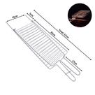 Grelha Dupla Para Churrasco Côncava N1 57x16cm Condor Grelha Dupla Para Churrasco Côncava N1 57x16cm Condor