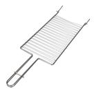 Grelha Dupla Para Churrasqueira Peixe Churrasco Assar Carne Parrilla 02 72,5cm Mor