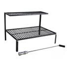 Grelha em Aço Carbono Parrilla Rústica Barra Chata 60cm Atiçador de Fogo Grelha em Aço Carbono Parrilla Rústica Barra Chata 60cm Atiçador de Fogo