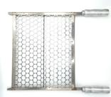 Grelha em tela Moeda Inox Para Churrasqueira de alvenaria e premoldada 60m largura Grelha em tela Moeda Inox Para Churrasqueira de alvenaria e premoldada 60m largura