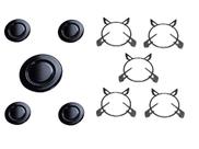 Grelha + espalhadores para cooktop fischer 5 bocas - 5q