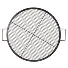 Grelha Fire Pit Grill VEVOR X-Marks redonda de 30 polegadas em aço preta