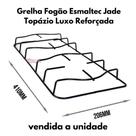 Grelha Fogão Esmaltec Jade Topazio Luxo Reforçada 4 Bocas Lateral Unidade