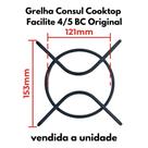 Grelha Fogão Para Cooktop Consul Facilite 4 ou 5 Bocas Unidade Grelha Fogão Para Cooktop Consul Facilite 4 ou 5 Bocas Unidade