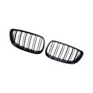 Grelha Frontal De Fibra De Carbono Preto Brilhante Com Dupla Lamela Para BMW E92 Pre-LCI Coupe