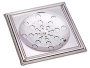 Grelha inox 10x10cm com caixilho - rosinox