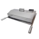 Grelha Inox 70x60 + Abafador Inox 56x39 Para Churrasqueiras