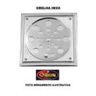 Grelha Inox c/Fecho Quadrada 10cm Overtime