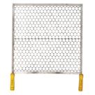 Grelha Inox com Cabo de Madeira 40x40cm - 1330 - MSE