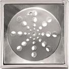 Grelha Inox Overtime Caixilho Quadrada 15Cm Fechamento 68.0004