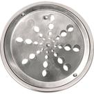 Grelha Inox Overtime Caixilho Redondo 10Cm Fechamento 68.0001