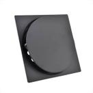 Grelha kimetais inox 10x10 quadrada click black matte