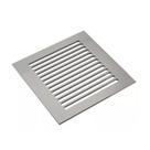 Grelha Listras Aço Inox 15x15cm 50061 Sem Base Cromado Invinox