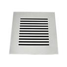 Grelha Listras Aço Inox 94x94mm 4006/1 Cromado Invinox