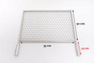 Grelha Moeda 35x50 cm de Inox para Churrascos