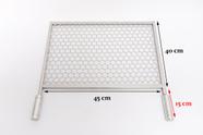 Grelha Moeda 45x40 cm de Inox para Churrascos