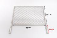Grelha Moeda 55x50 cm de Inox para Churrascos