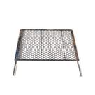 Grelha Moeda Inox Chapa Grossa C Aba 46x35 GML520P Churrasco