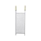 Grelha Moeda para Churrasqueira em Inox 50x25 Perfil Galvanizado - Metalfer