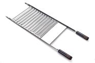 Grelha Multiuso Inox de Barras Queijeira 30cmx50cm cabo 85cm