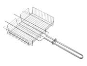 Grelha Multiuso Tramontina Churrasco em Aço Inox 70,2 x 31,5 cm