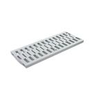 Grelha para calha de piso para veículo 1,5T 20cm x 50cm cinza Tigre.