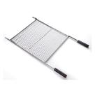Grelha Para Churrasco Inox Moeda 50cm x 50cm c/ cabo 85cm