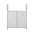 Grelha para Churrasqueira Moeda de Inox 50x40 Perfil Galvanizado Grelha para Churrasqueira Moeda de Inox 50x40 Perfil Galvanizado