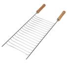 Grelha Para Churrasqueira Peixe Churrasco Assar Carne Super Grill 56cm Mor