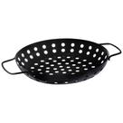 Grelha para churrasqueira redonda preta 31cm hauskraft