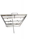 Grelha para costela fogo de chão - INOX -50X65CM - base em X Grelha para costela fogo de chão - INOX -50X65CM - base em X