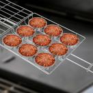 Grelha Para Fazer Carne Mini Hamburguer Na Churrasqueira