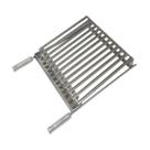 Grelha Parrilha Argentina Aço Inox com Caixa Gordura 50x40cm