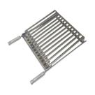 Grelha Parrilha Argentina Aço Inox com Caixa Gordura 50x60cm