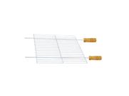 Grelha Plana Quadrada P/ Churrasqueira 45x68 Aço Galvanizado