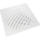Grelha Plast Quad Branco 10X10 Tigre Grelha Plast Quad Branco 10X10 Tigre