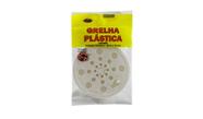 Grelha Plástica Com Fecho Redonda Branca 10cm Overtime