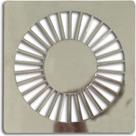 Grelha Plastica Grap Quadrada Cromada 10X10 4503-Cr - Kit C/6 Grelha Plastica Grap Quadrada Cromada 10X10 4503-Cr - Kit C/6