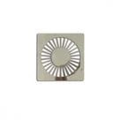 Grelha Plastica Grap Quadrada Cromada 10X10 4503-Cr . / Kit C/ 6 Grelha Plastica Grap Quadrada Cromada 10X10 4503-Cr . / Kit C/ 6