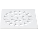 Grelha Plastica Herc Quadrada Branca 10X10 289 - Kit C/6 Grelha Plastica Herc Quadrada Branca 10X10 289 - Kit C/6