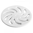 Grelha Plastica Redonda Branca Amanco 15X15Cm Vortice Grelha Plastica Redonda Branca Amanco 15X15Cm Vortice