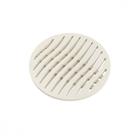 Grelha Plastica Tigre Redonda Branca 15X15