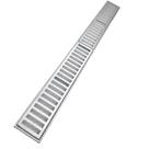 Grelha Pluvial com Suporte 10x100 ALUMINIO com Tela Anti Insetos Bi partida