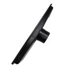 Grelha Pluvial Preto 15x50 Coletor 100mm Fundo e Tela